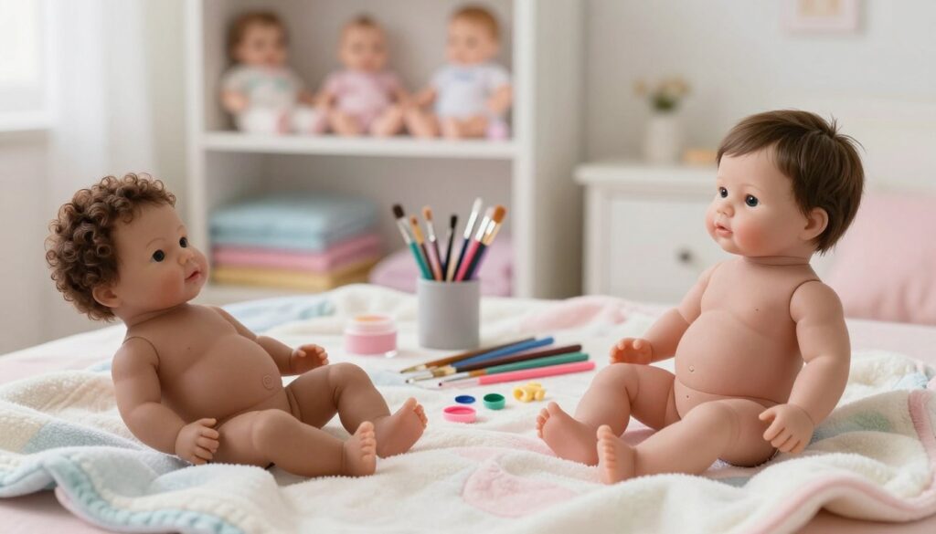 Silicone Reborn Dolls Under 20 Dollars Black